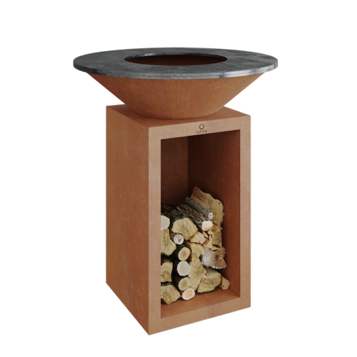 Ofyr Classic Storage Corten 85-100 -BBQ Verkoop ofyr classic storage corten 85 100